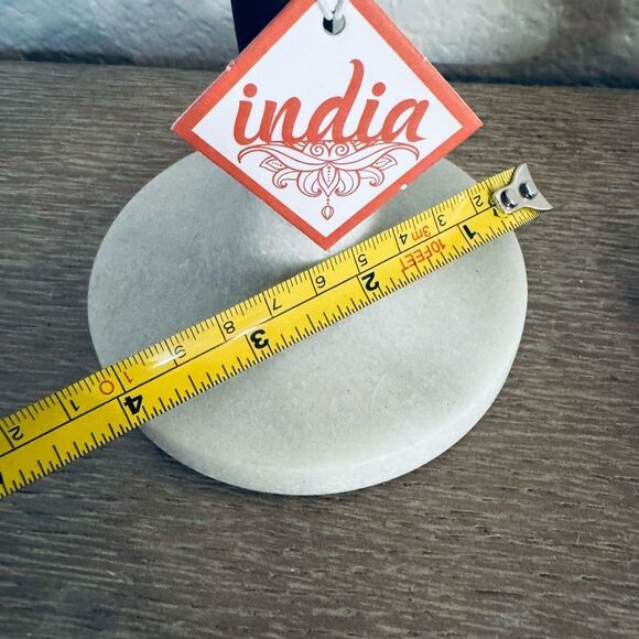 Marble Base Black Metal Candlesticks Candle Holders Set - Picture 4 of 4